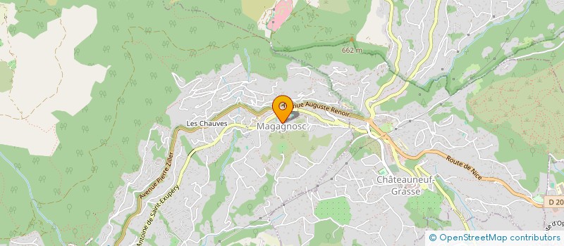 localisation de l'entreprise SCI LES RESTANQUES  GRASSE