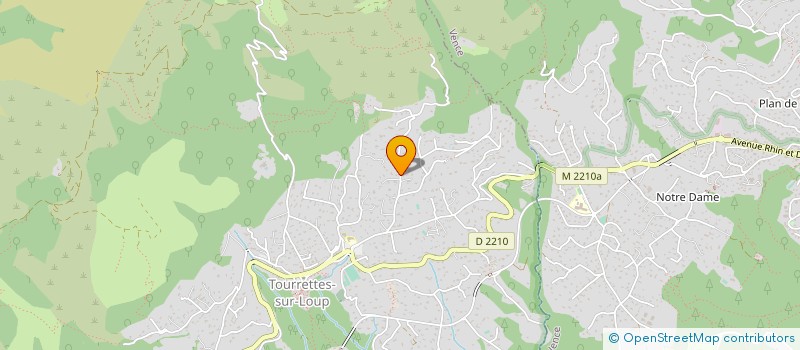 localisation de l'entreprise SCI LES RESTANQUES à TOURRETTES-SUR-LOUP