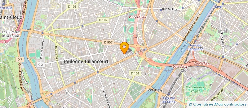 localisation de l'entreprise SCI LES RESTANQUES à BOULOGNE-BILLANCOURT