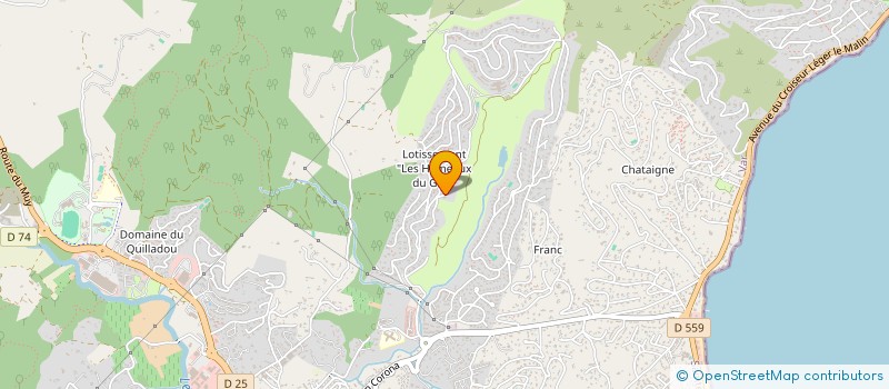 localisation de l'entreprise SCI LES RESTANQUES 92 à SAINTE-MAXIME