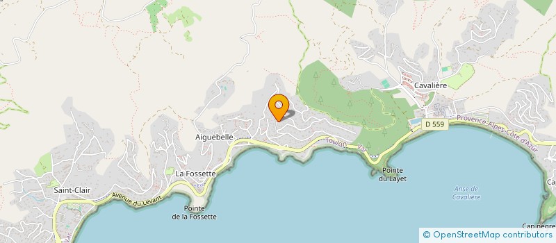 localisation de l'entreprise SCI LES RESTANQUES D'AIGUEBELLE à LE LAVANDOU