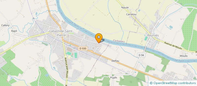 localisation de l'entreprise SCI LES RETROUVAILLES  MONTAUBAN