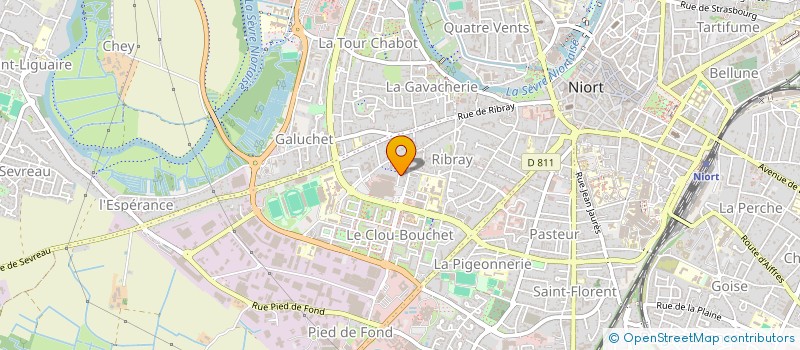 localisation de l'entreprise SCI LES REVES D'EVE à NIORT