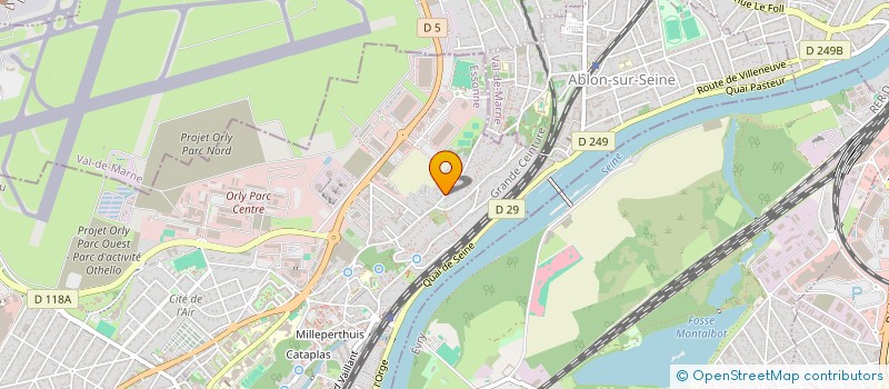 localisation de l'entreprise SCI LES REYOS à ATHIS-MONS