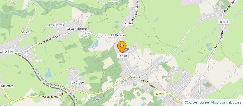 localisation de l'entreprise SCI LES RICHARDES à DOMERAT