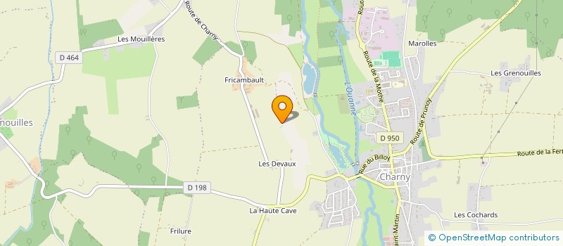 localisation de l'entreprise SCI LES RICHARDS à CHARNY OREE DE PUISAYE