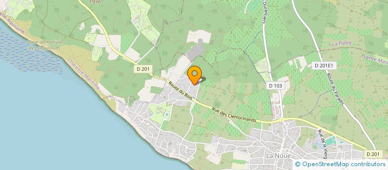 localisation de l'entreprise SCI LES RIDELLES  SAINTE-MARIE-DE-RE