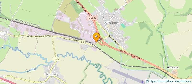 localisation de l'entreprise SCI LES RIEZES  HAUDRECY