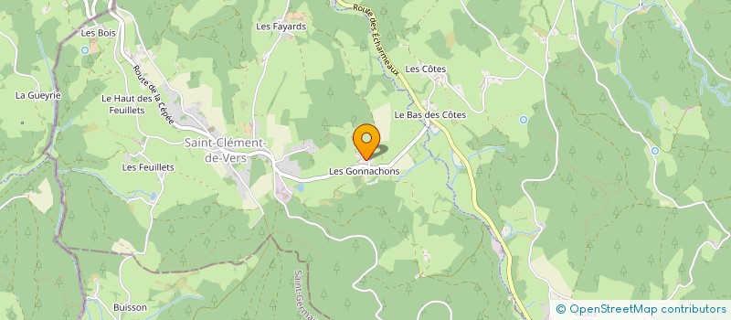 localisation de l'entreprise SCI LES RIGAUDS  SAINT-CLEMENT-DE-VERS