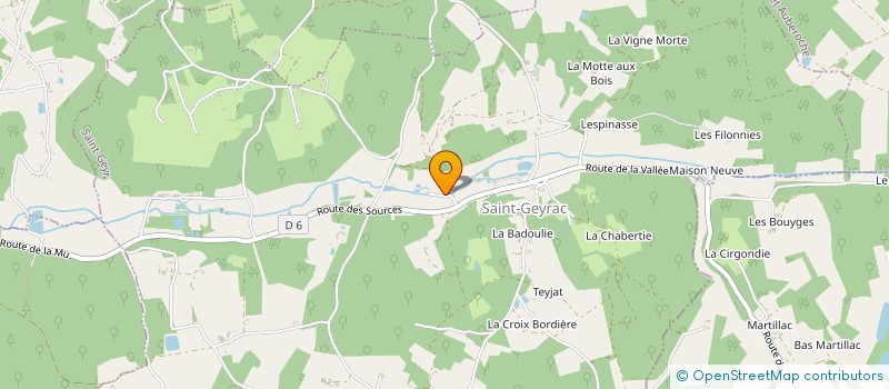 localisation de l'entreprise SCI LES RIGOUX  SAINT-PIERRE-DE-CHIGNAC