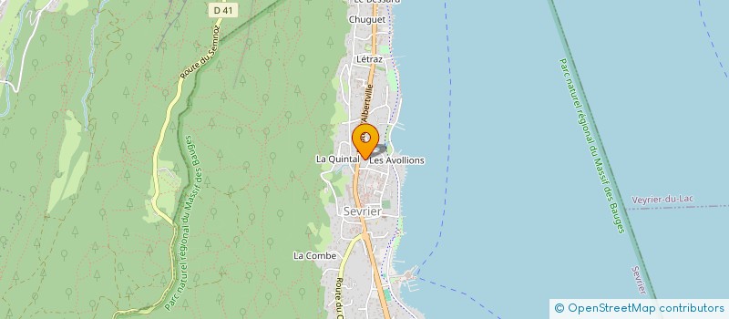 localisation de l'entreprise SCI LES RIONDETTES  SEVRIER