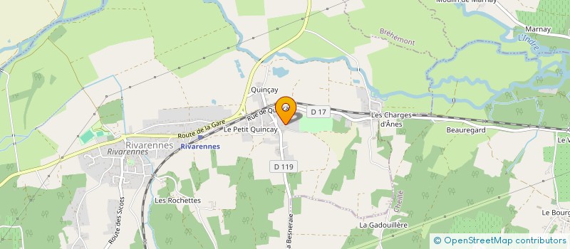 localisation de l'entreprise SCI LES RIPAUDIERES à RIVARENNES
