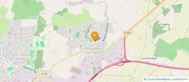 localisation de l'entreprise SCI LES RITTIERES  VERRIERES-EN-ANJOU