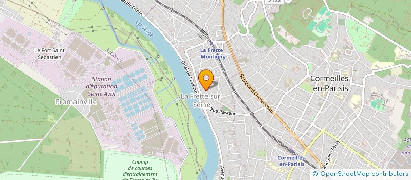 localisation de l'entreprise SCI LES RIVAGES D ULYSSE II  LA FRETTE-SUR-SEINE