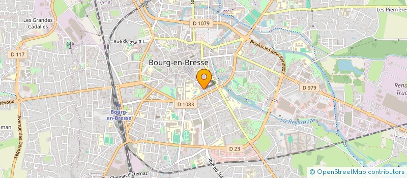 localisation de l'entreprise SCI LES RIVALIS à BOURG-EN-BRESSE