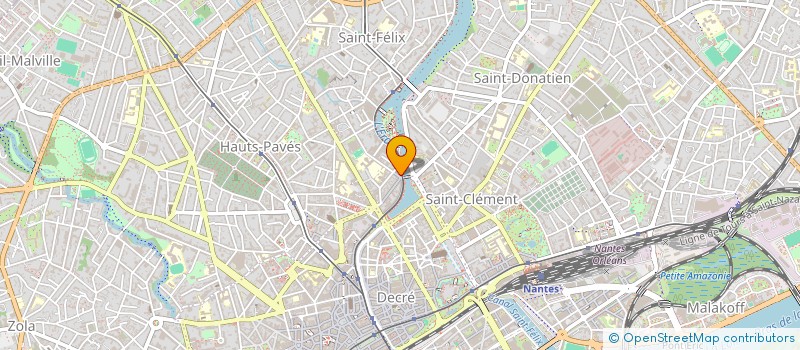 localisation de l'entreprise SCI LES RIVES DE L ERDRE à NANTES