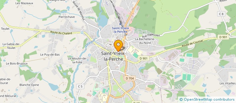 localisation de l'entreprise SCI LES RIVES DE L ISLE à SAINT-YRIEIX-LA-PERCHE