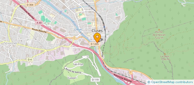 localisation de l'entreprise SCI LES RIVES DE NERNIER à CLUSES