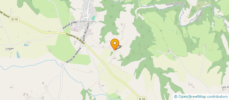 localisation de l'entreprise SCI  LES RIVES DU GIFFOU  LEDERGUES