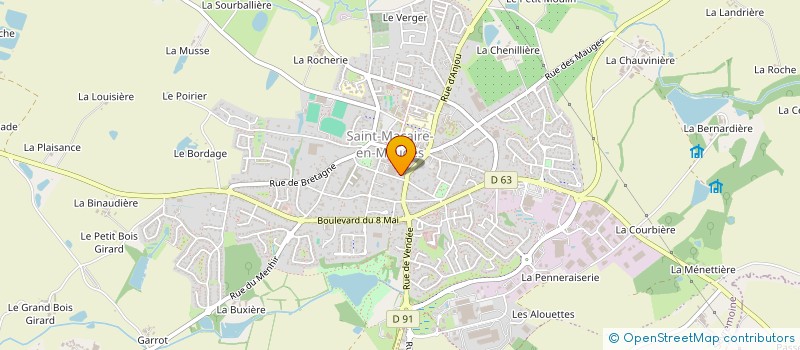 localisation de l'entreprise SCI LES RIVES DU LAC à SEVREMOINE