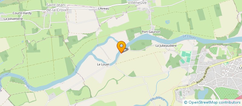 localisation de l'entreprise SCI LES RIVES DU LOUET  MURS-ERIGNE