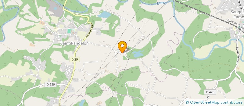 localisation de l'entreprise SCI LES RIVES DU LUY  SAINT-PANDELON