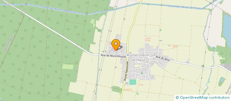 localisation de l'entreprise SCI LES RIVES DU RHIN  RUMERSHEIM-LE-HAUT