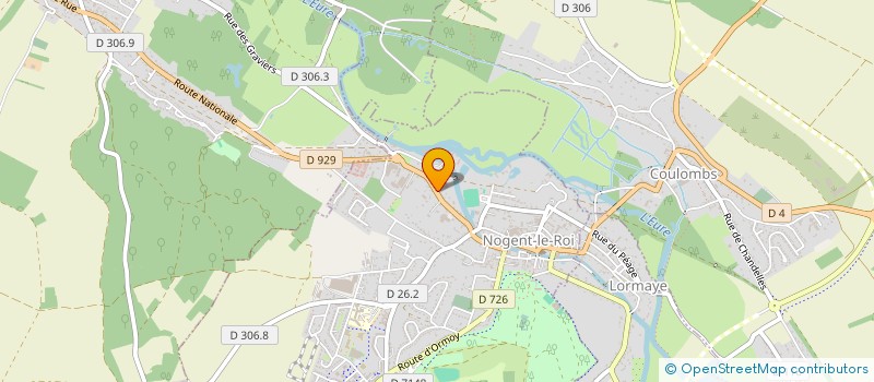 localisation de l'entreprise SCI LES RIVES DU ROULEBOIS à NOGENT-LE-ROI