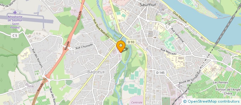 localisation de l'entreprise SCI LES RIVES DU THOUET  SAUMUR