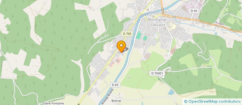 localisation de l'entreprise SCI LES RIVES VEZERE à MONTIGNAC-LASCAUX