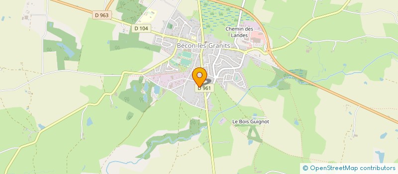 localisation de l'entreprise SCI LES RIVIERES à SAINT-CLEMENT-DE-LA-PLACE