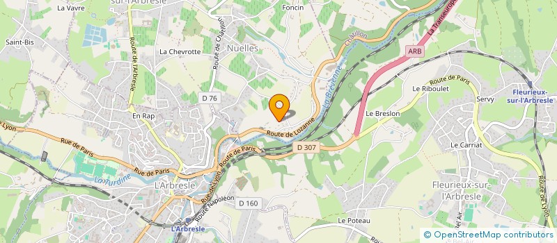 localisation de l'entreprise SCI LES RIVIERES  SAINT-GERMAIN-NUELLES