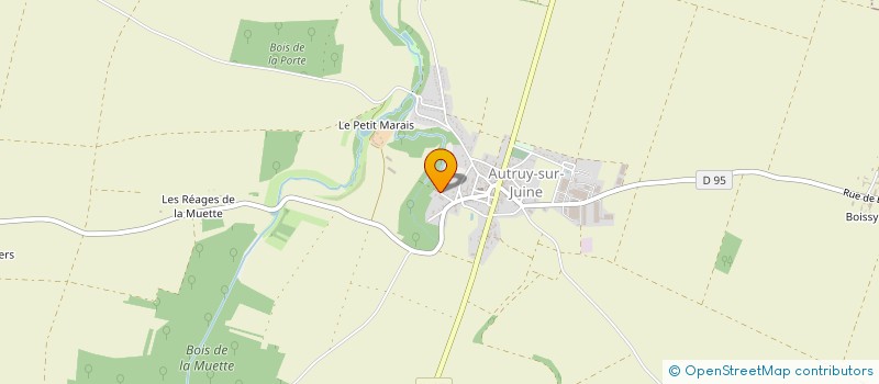 localisation de l'entreprise SCI  LES RIVIERES  AUTRUY-SUR-JUINE