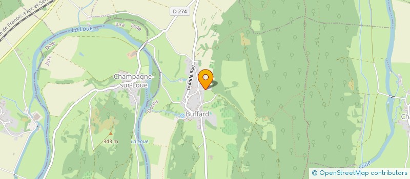 localisation de l'entreprise SCI LES RIVIERES  BUFFARD