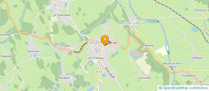 localisation de l'entreprise SCI LES RIVIERES DU SUD à AHUN