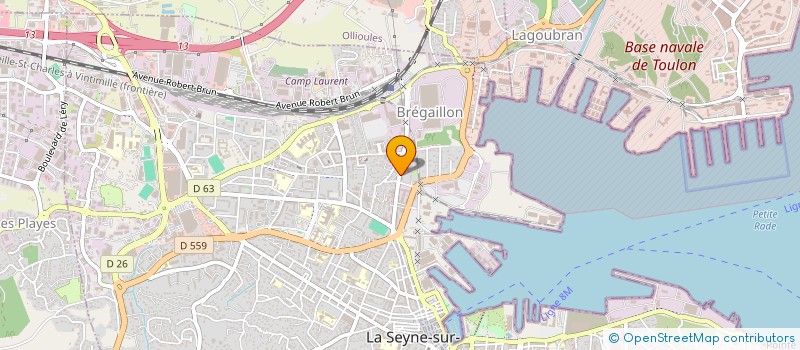localisation de l'entreprise SCI LES RM à LA SEYNE-SUR-MER