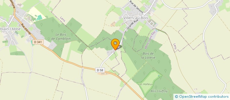 localisation de l'entreprise SCI LES ROBES NOIRES  ACQ