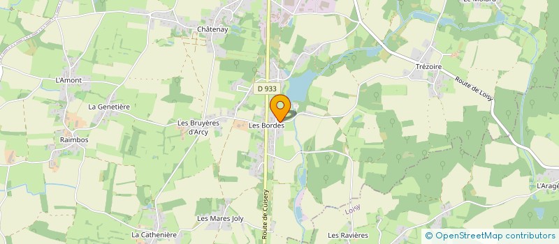 localisation de l'entreprise SCI LES ROBINIERS  SIMANDRE