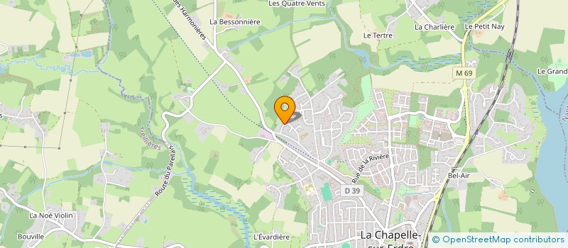 localisation de l'entreprise SCI LES ROBINSONS  LA CHAPELLE-SUR-ERDRE
