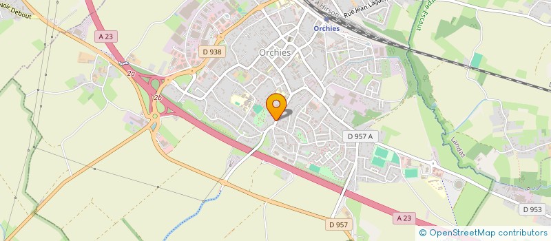 localisation de l'entreprise SCI LES ROCADES  ORCHIES