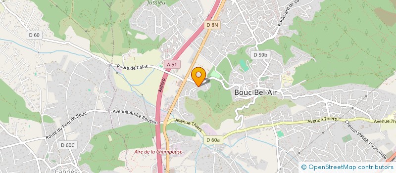 localisation de l'entreprise SCI LES ROCAILLES à BOUC-BEL-AIR