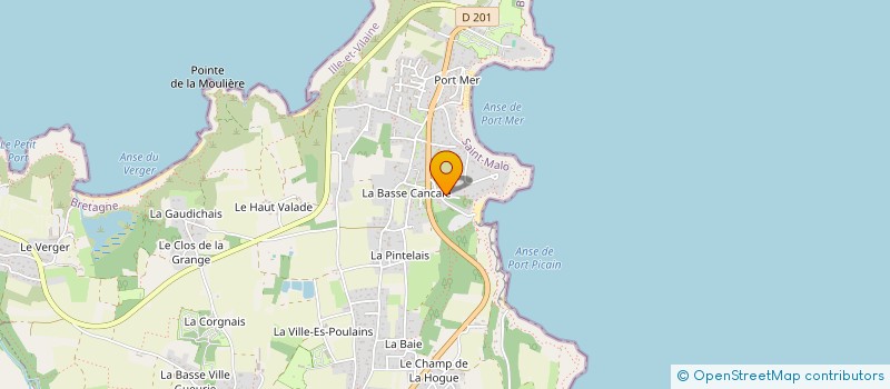 localisation de l'entreprise SCI LES ROCAILLES  CANCALE