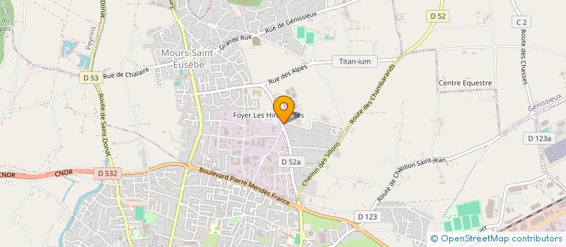 localisation de l'entreprise SCI LES ROCHAS LMN  MOURS-SAINT-EUSEBE