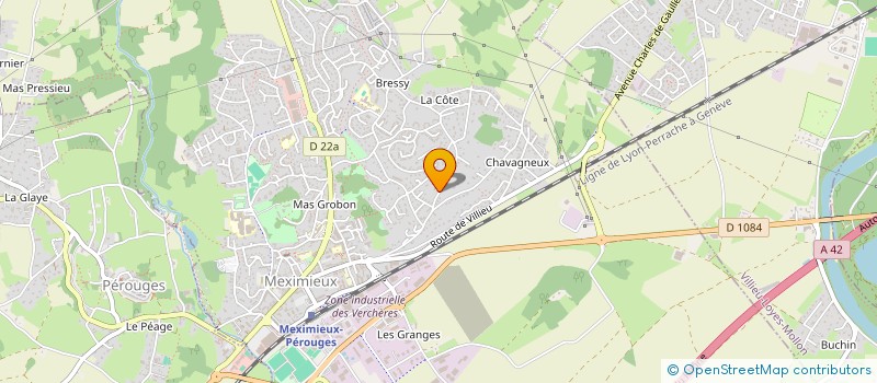 localisation de l'entreprise SCI LES ROCHERS à MEXIMIEUX