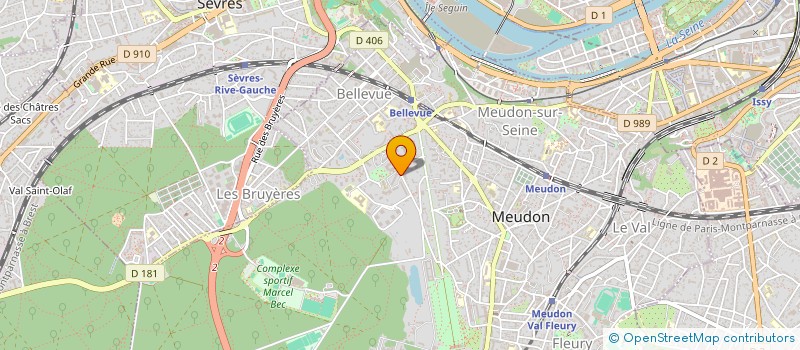 localisation de l'entreprise SCI LES ROCHERS à MEUDON