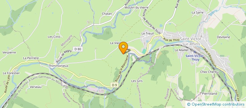 localisation de l'entreprise SCI  LES ROCHERS  SAINT-VICTOR-SUR-RHINS