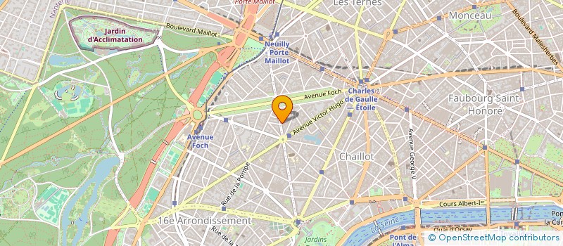 localisation de l'entreprise SCI LES ROCHERS DE VALLIERE  PARIS