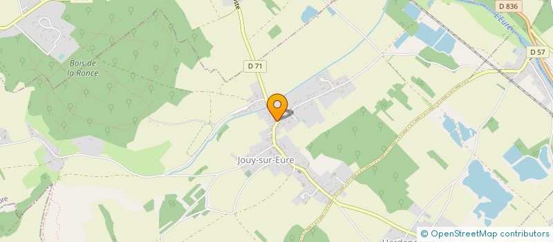 localisation de l'entreprise SCI LES ROCHERS DU GENEPI  JOUY-SUR-EURE