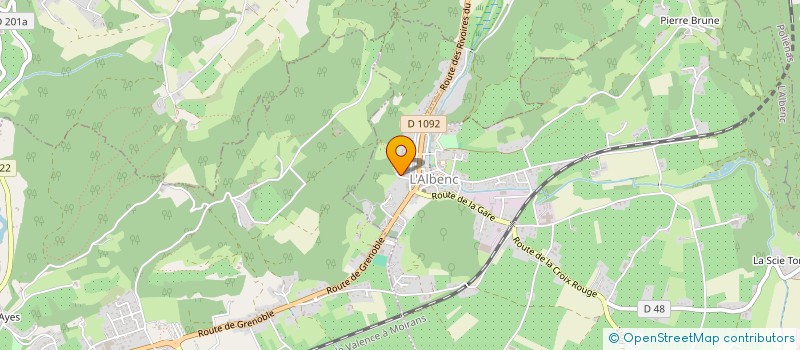 localisation de l'entreprise SCI LES ROCHES  L'ALBENC