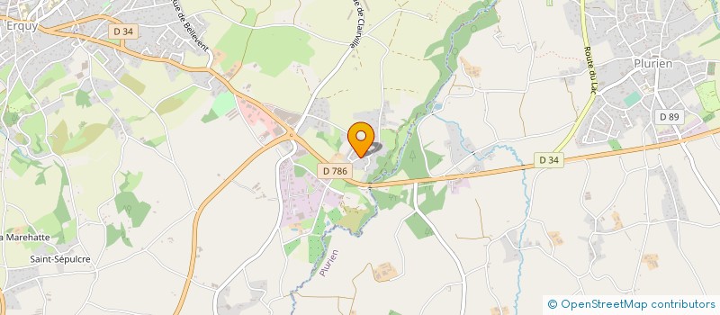 localisation de l'entreprise SCI LES ROCHES  ERQUY